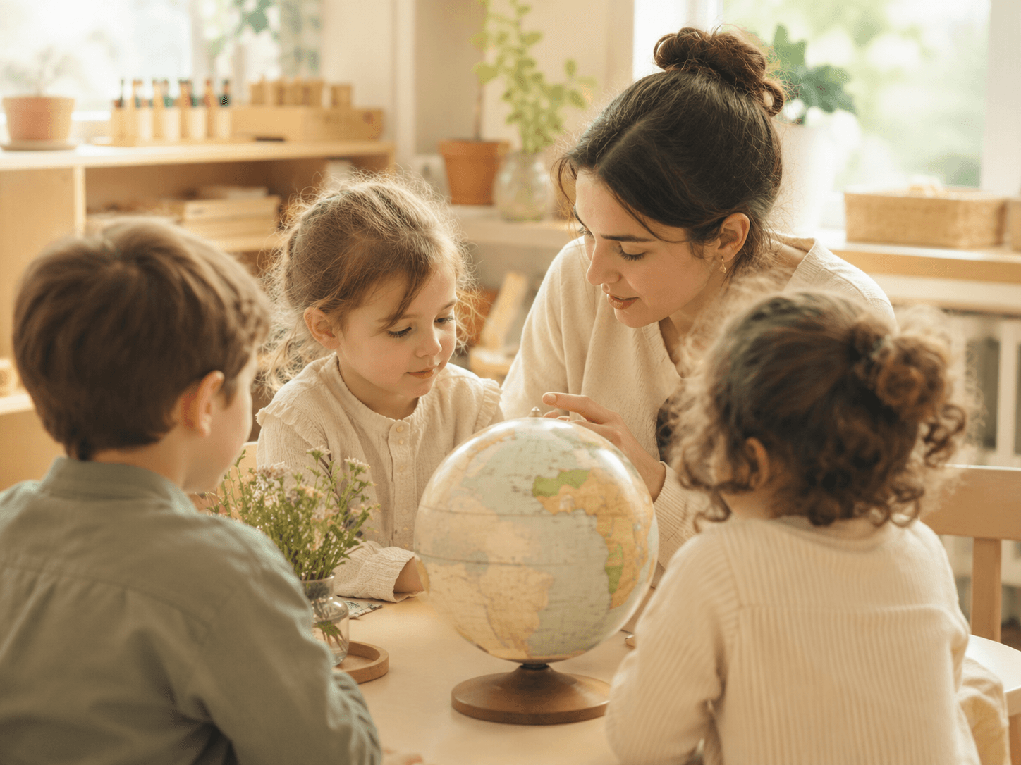 Echange bilingue dans une ambiance Montessori chaleureuse